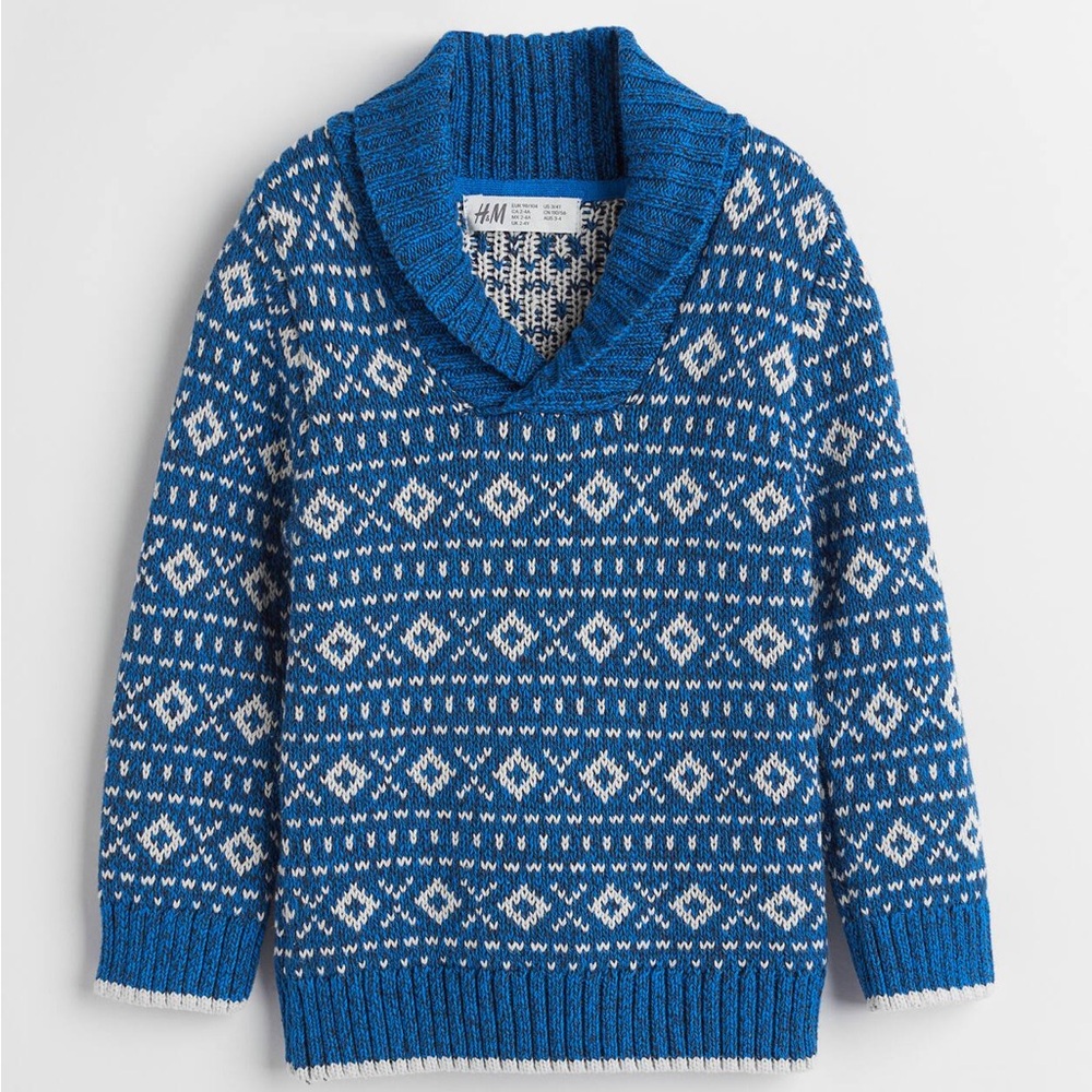 Boys Cotton Knit Sweater